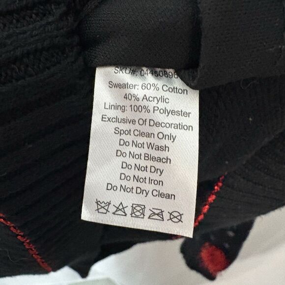 Spencer’s Chiristmas Ugly Sweater Feel the Joy Light Up Funny Tacky Holiday XL - Picture 7 of 8